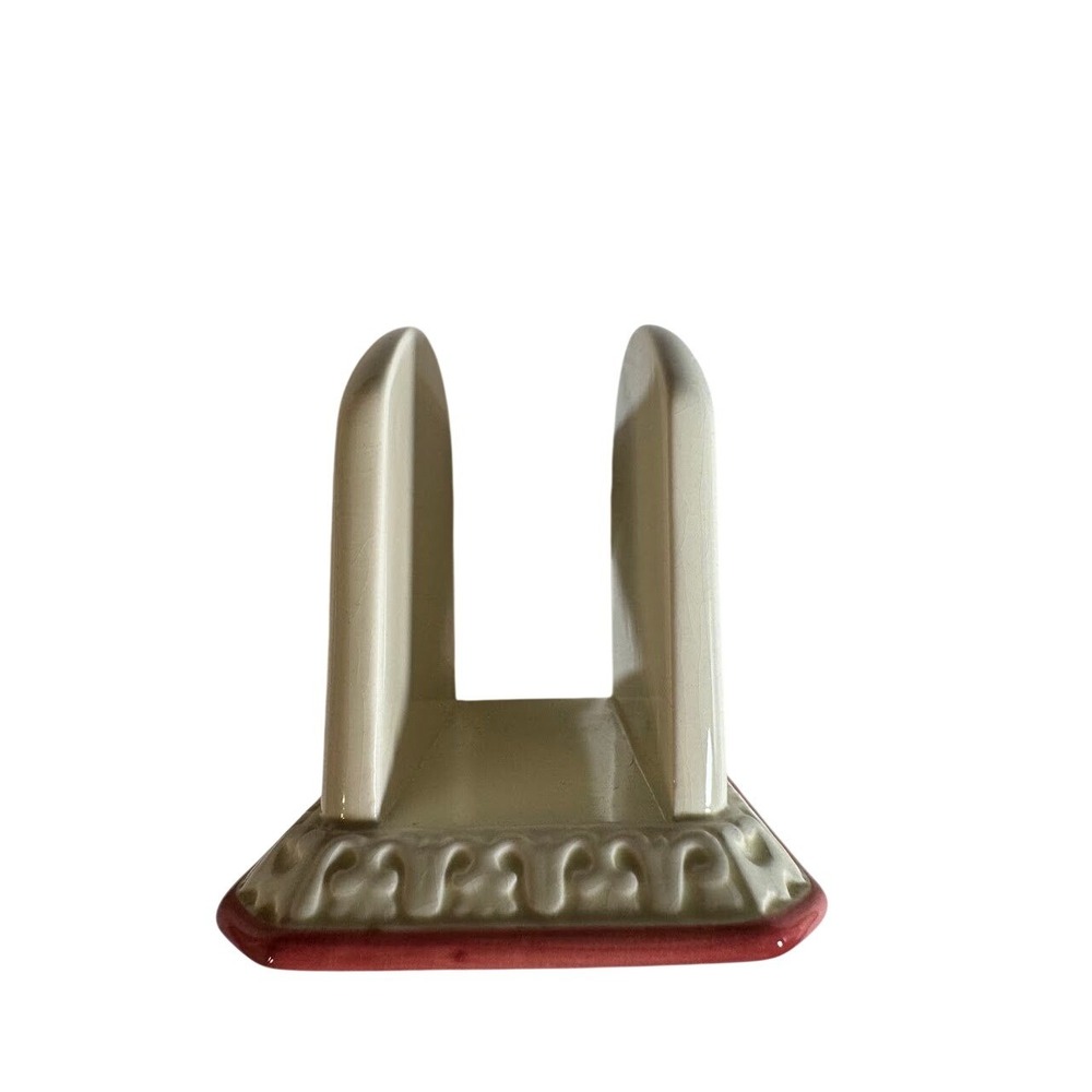 Avon Sweet Country Harvest Ceramic Napkin Holder Fruit Motif Vtg 1970s Farmhouse - Picture 4 of 7